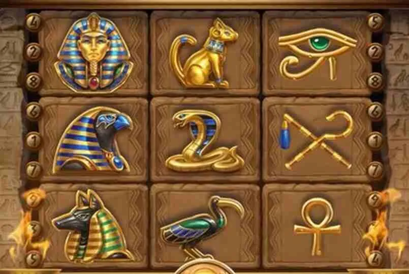 Báu vật Ai cập 8us - Game bí ẩn, mạo hiểm 4 Game báu vật Ai Cập với vòng quay thưởng hấp dẫn