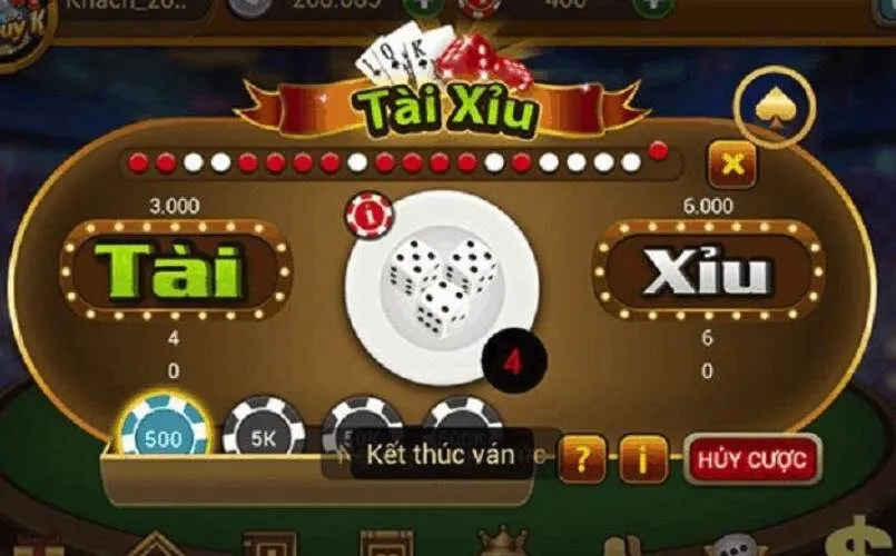 Luật chơi cơ bản của trò Tài Xỉu